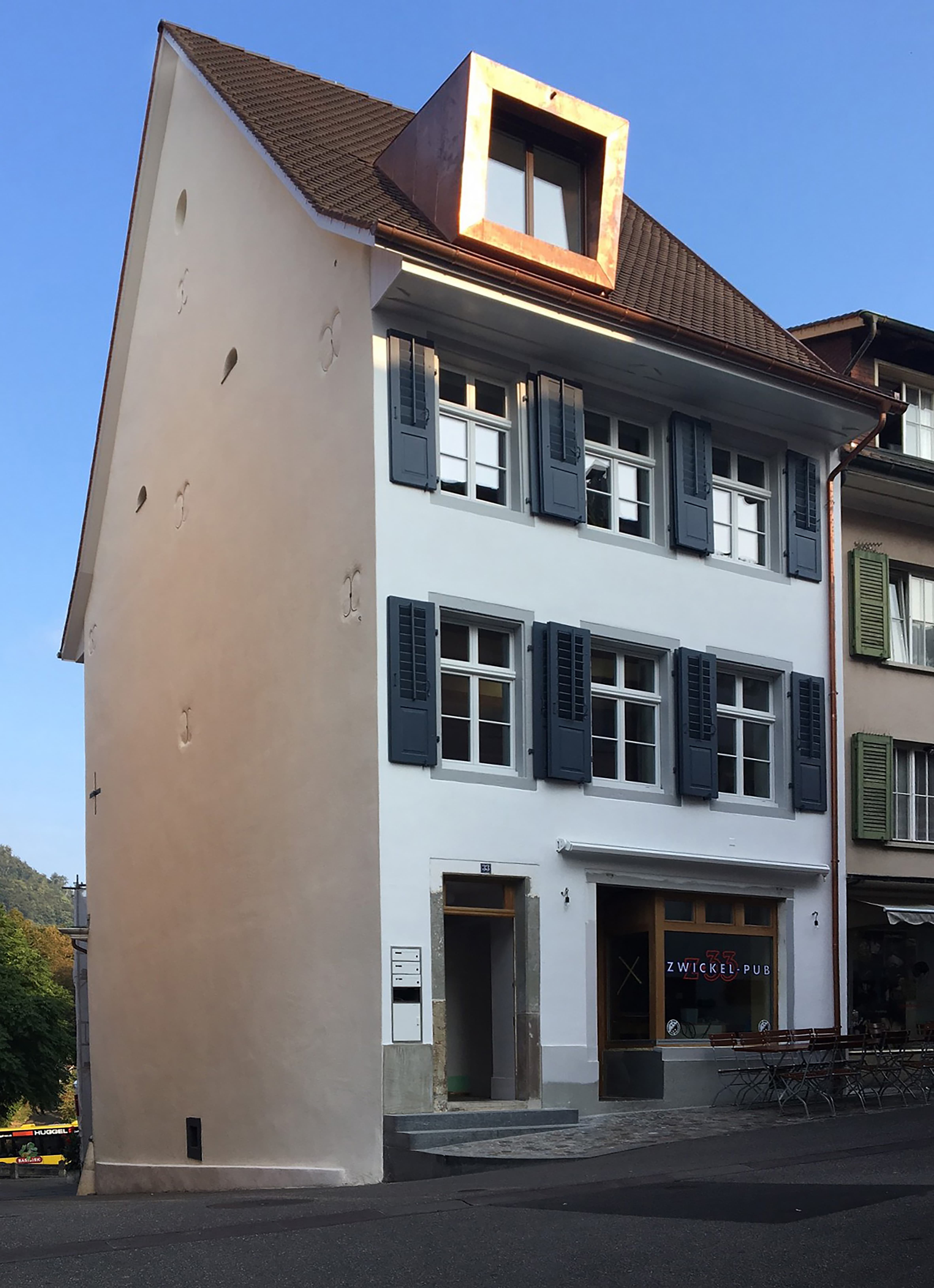 Das Büro von Aussen